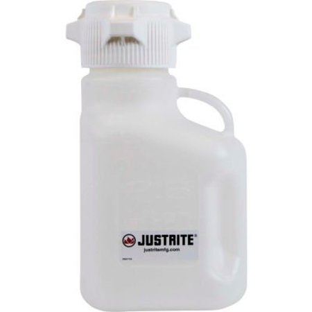 JUSTRITE Justrite Carboy, HDPE, 2.5-Liter 12907